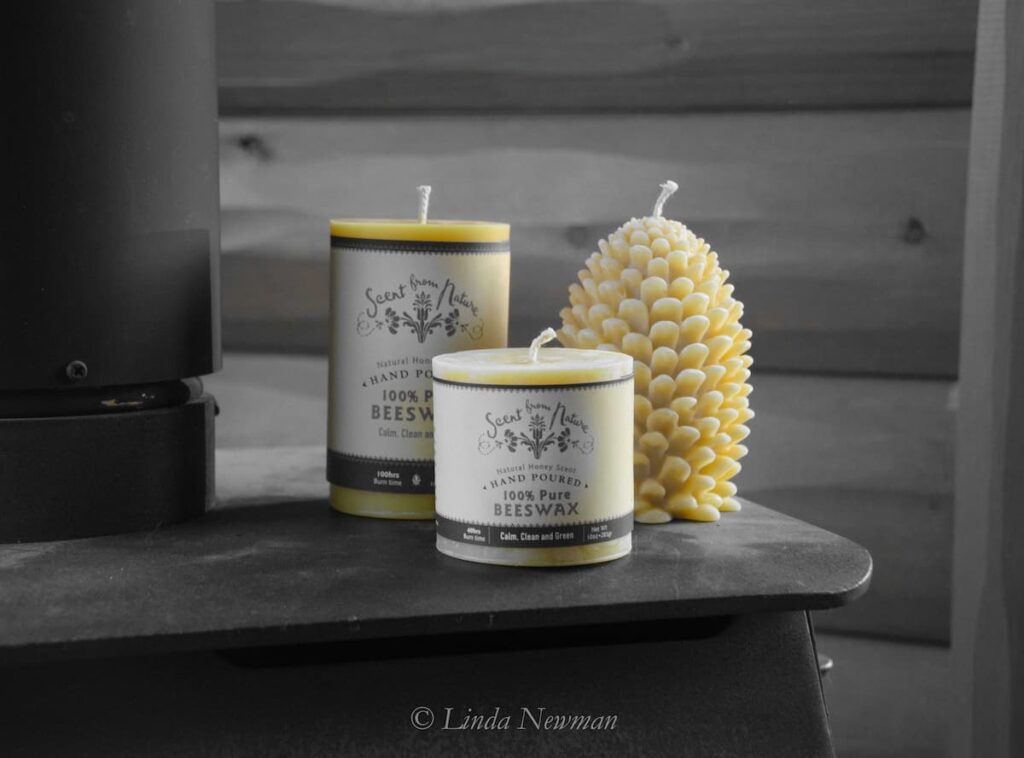 scents from nature beeswax candles
